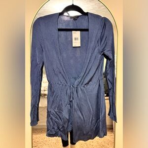 Lafayette 148 New York Blue Cardigan